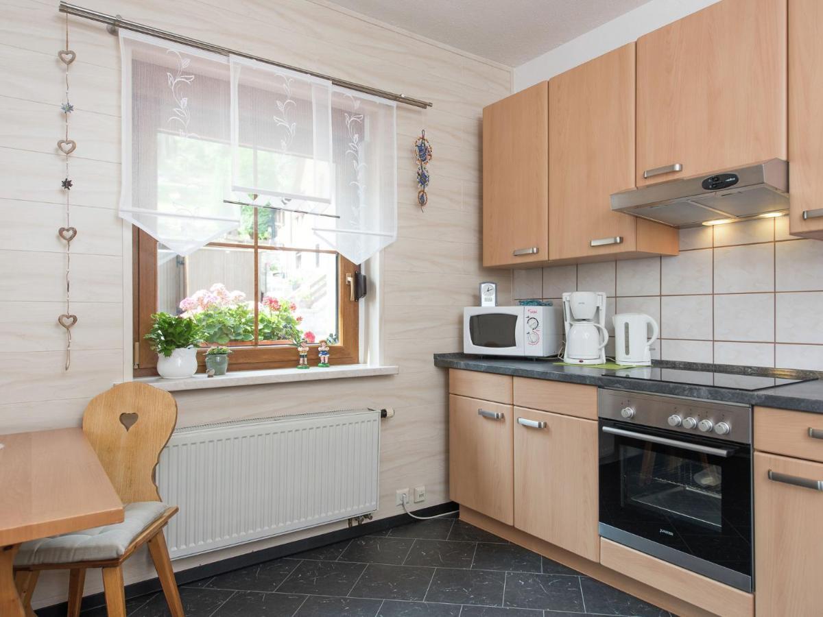 Cozy Apartment In Ore Mountains With Balcony Breitenbrunn  Ruang foto
