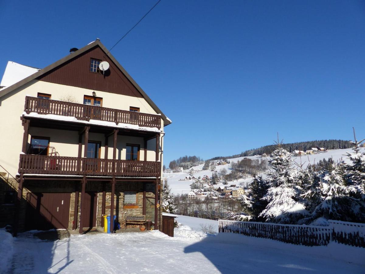 Cozy Apartment In Ore Mountains With Balcony Breitenbrunn  Ruang foto