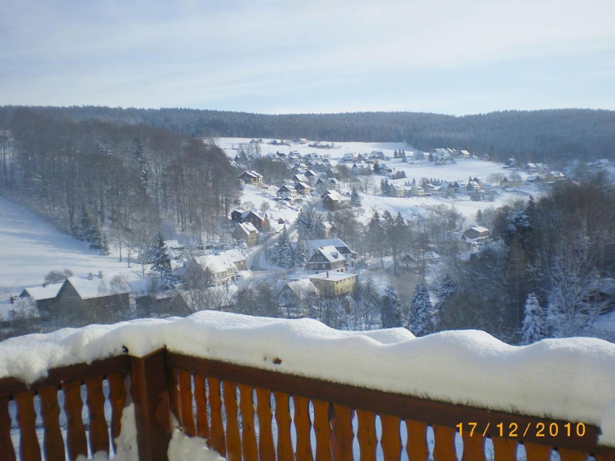 Cozy Apartment In Ore Mountains With Balcony Breitenbrunn  Bagian luar foto